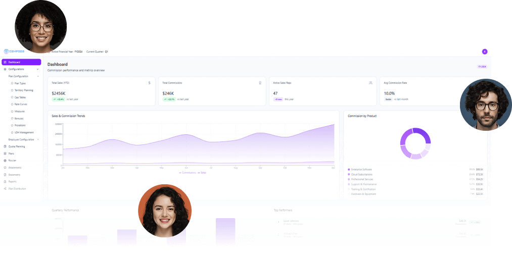 Compensation, Commissions & Quota Management— AI-driven, Automated, Accurate, Transparent